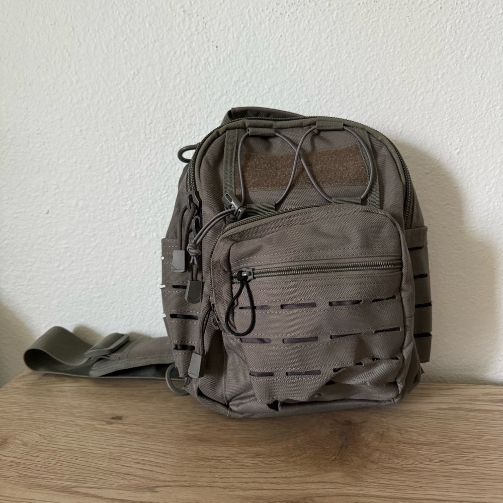 Terratac Tactical Chest Shoulder Crossbody Sling Bag Pack Outdoor Travel‎ Hiking